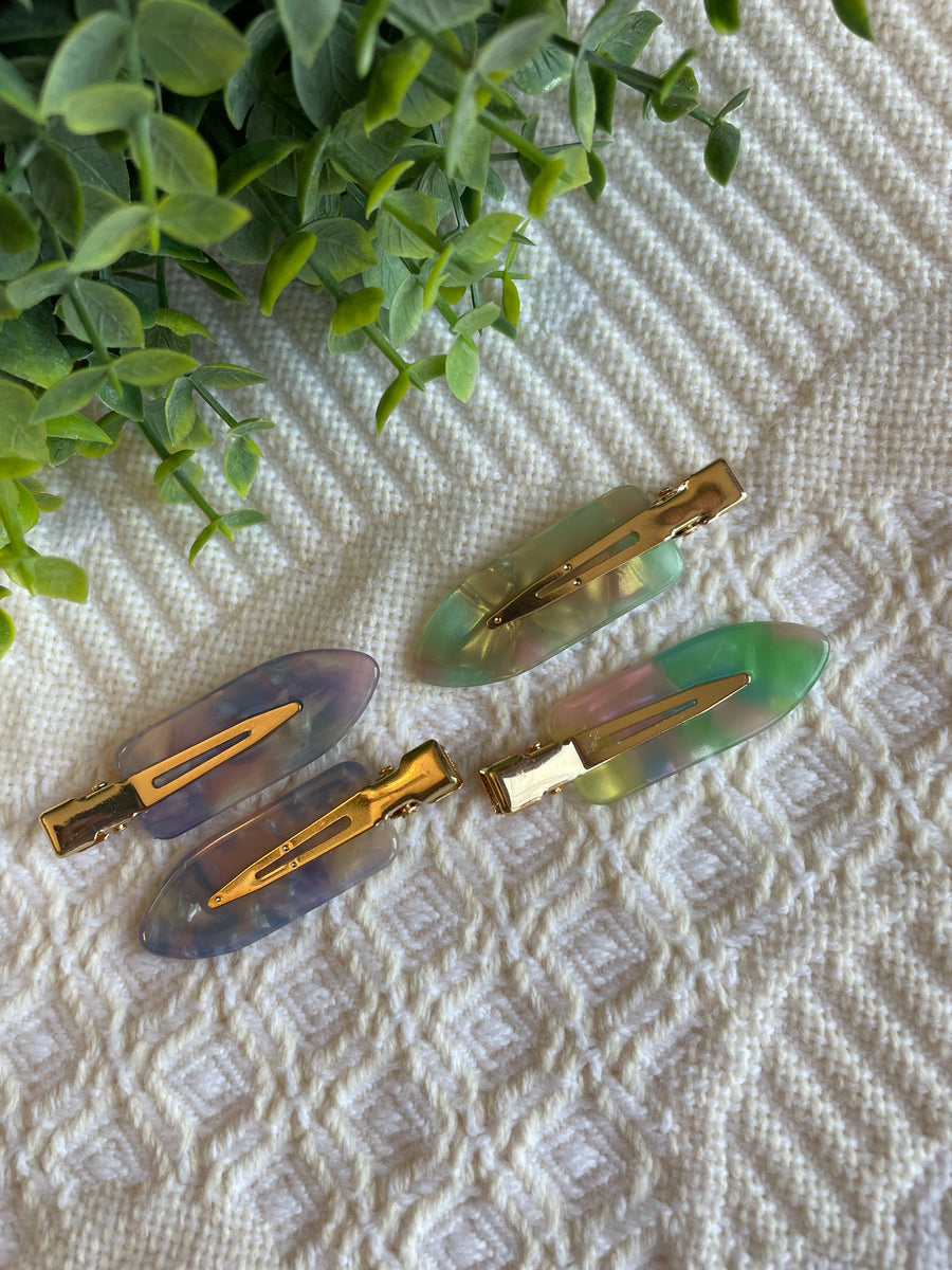 Duckbill Clips Grey Birch Boutique