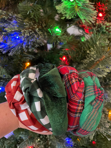 Christmas Knotted Headbands