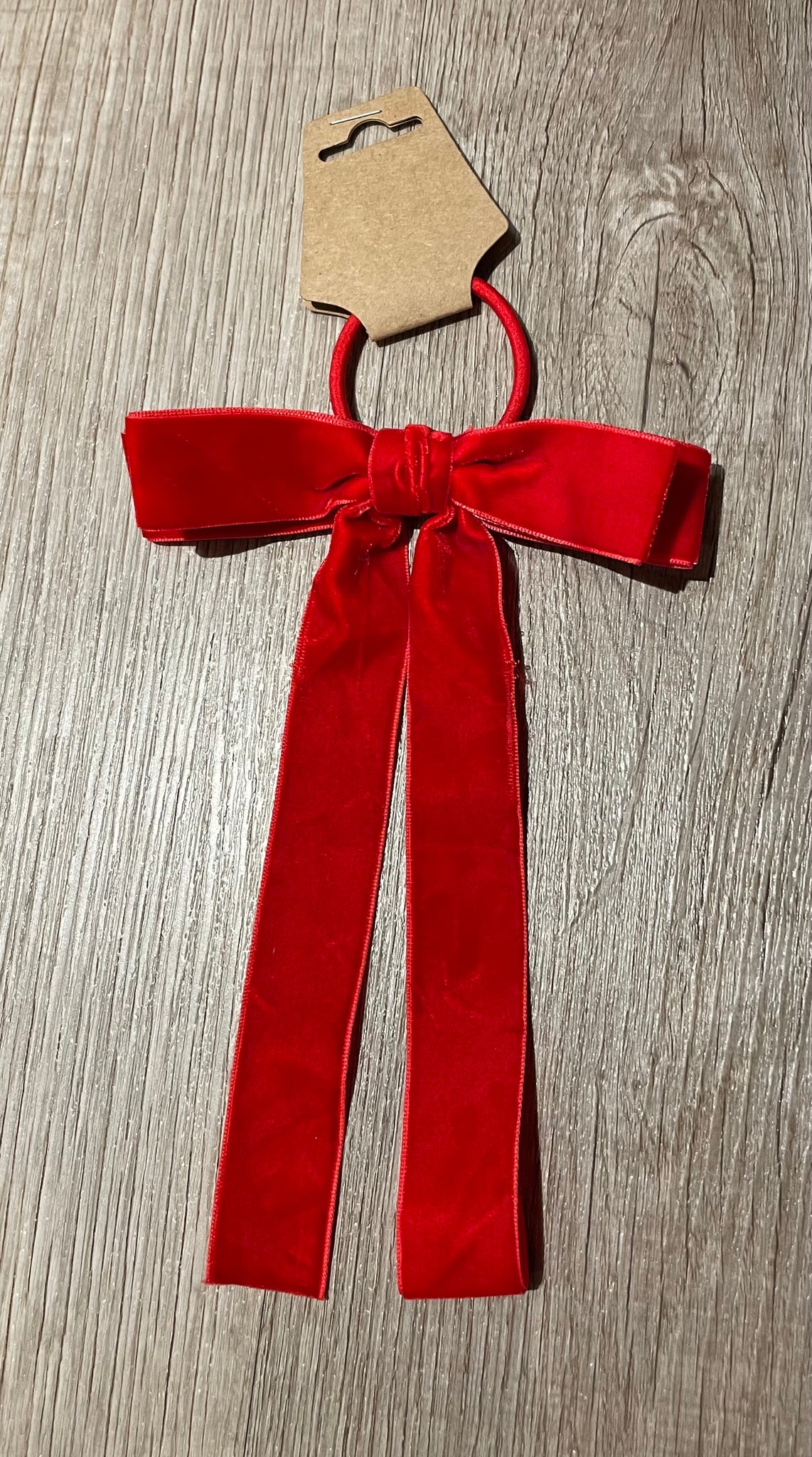 Velvet Long Tail Ribbon Bows