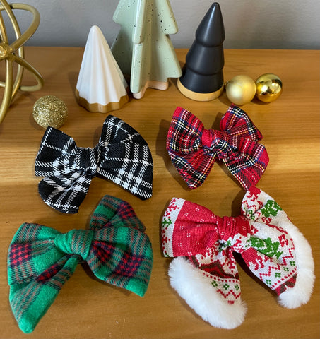 Christmas Plaid Bow Knot (Single)