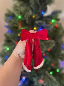 Santa Long Tail Bow