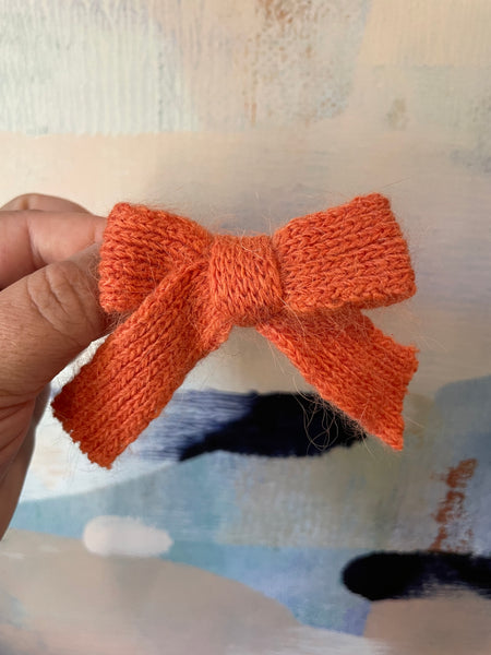 Fall Wool Bow Knot