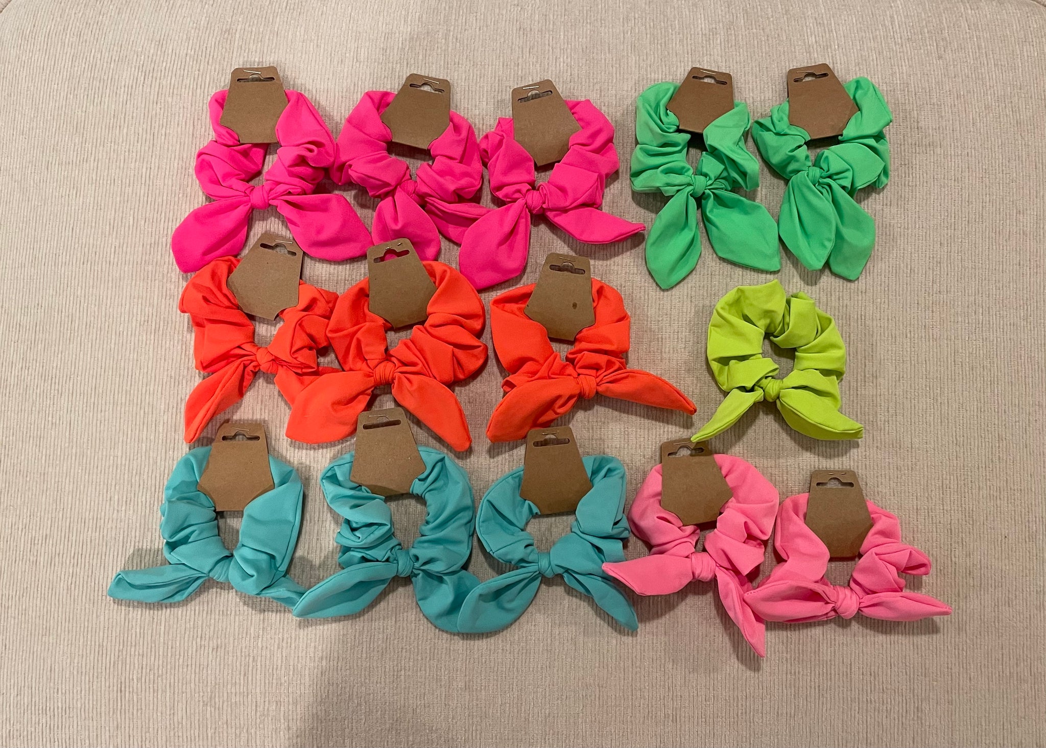 Ninas Swim Bow Scrunchies - Custom