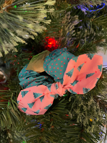 Holiday Bow Scrunchies