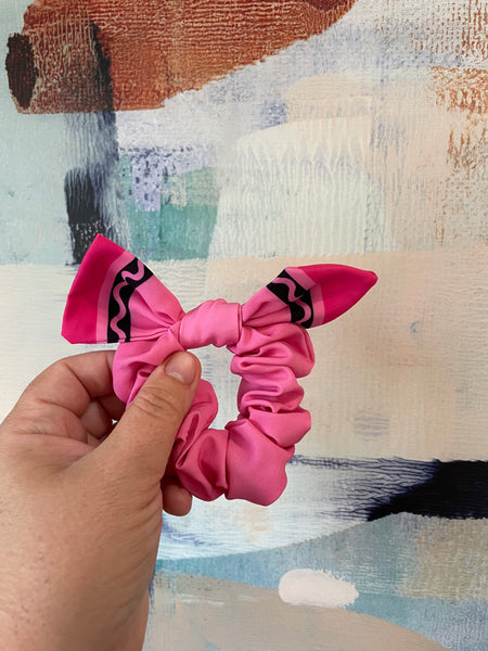 Back To School Bow Scrunchies