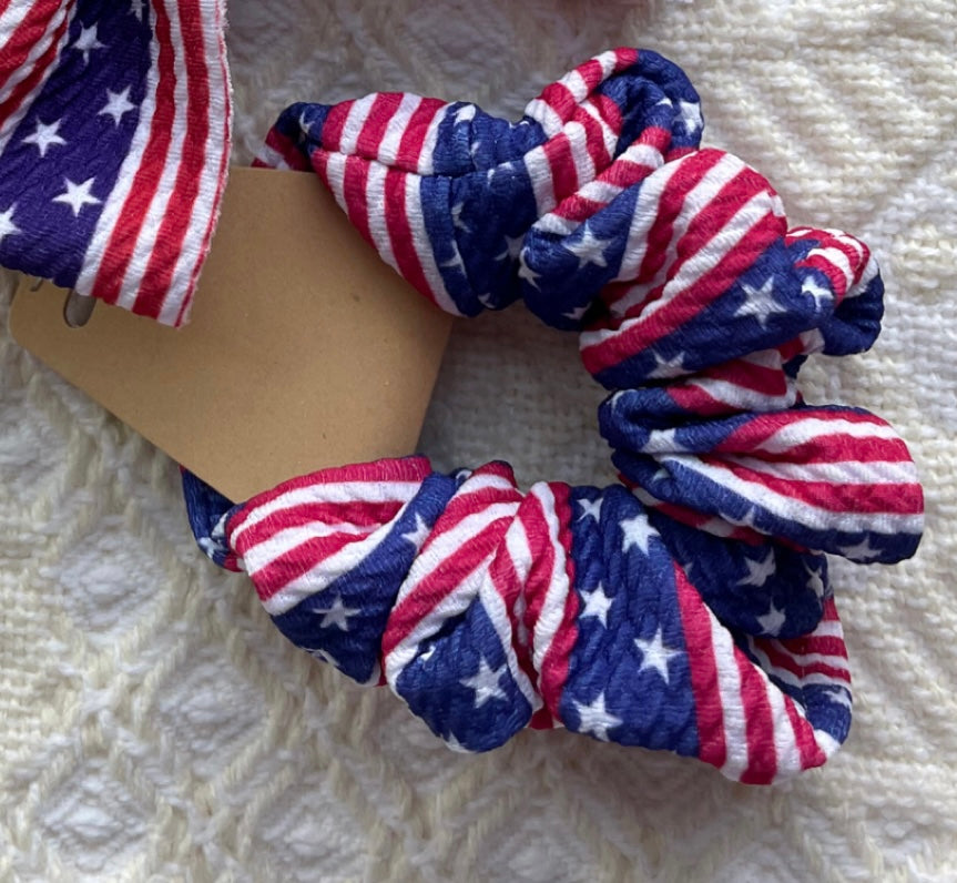 USA Scrunchie (one size fits all)