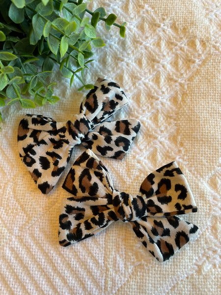 Leopard Bow Knot