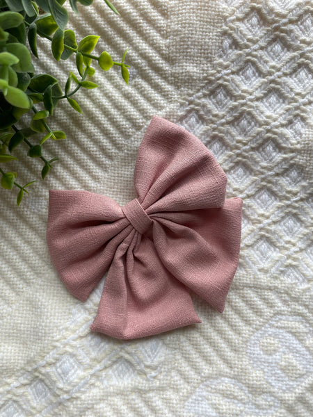 School Girl Style Bows on Clip