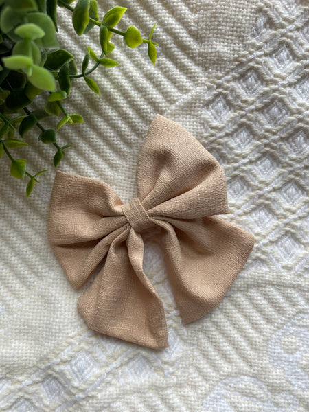 School Girl Style Bows on Clip