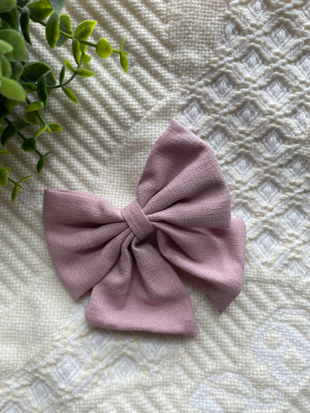 School Girl Style Bows on Clip