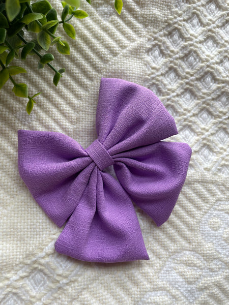 School Girl Style Bows on Clip