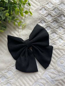 School Girl Style Bows on Clip