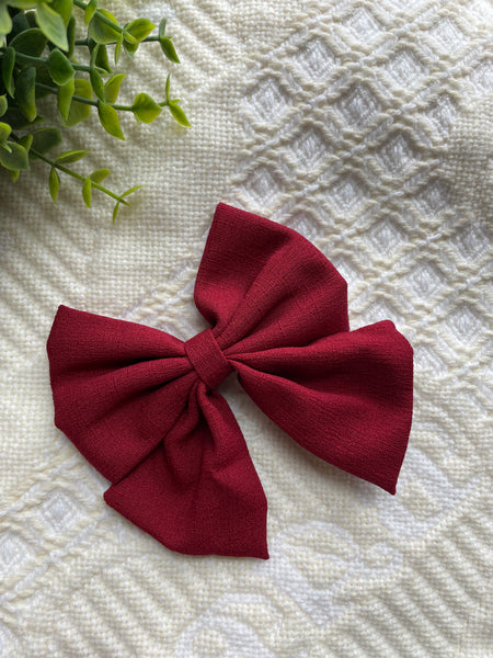 School Girl Style Bows on Clip