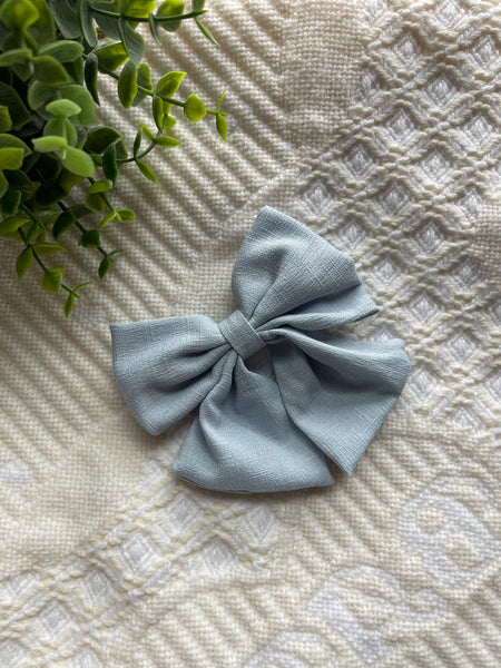 School Girl Style Bows on Clip