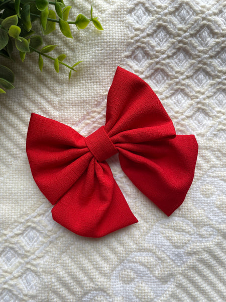 School Girl Style Bows on Clip